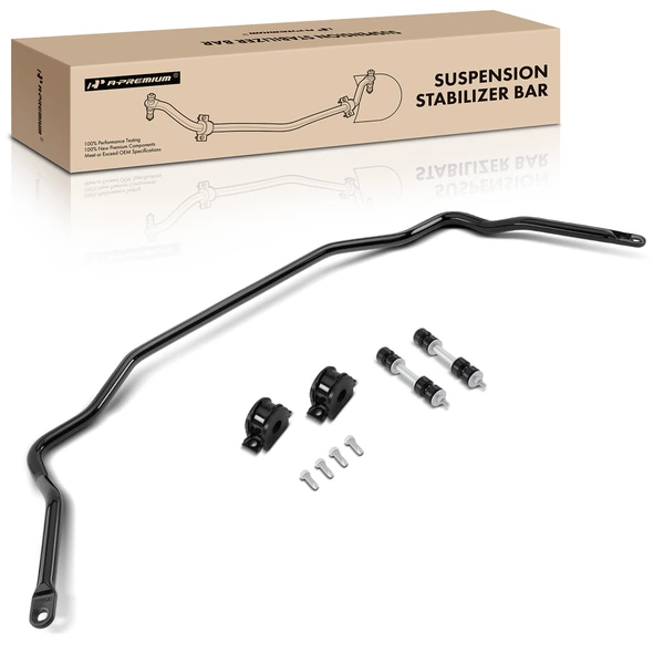 Front Suspension Sway Bar with Bushing Kit for Chevy Astro GMC Safari 1985-2005