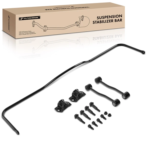 Rear Suspension Sway Bar with Bushing Kit for Jeep Grand Cherokee 1999-2004 14mm