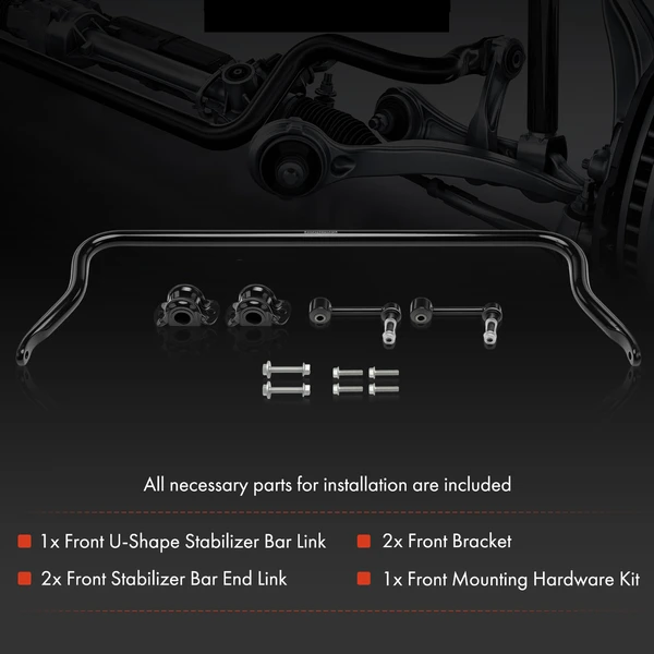 5-Pc Sway Bar Kit, Front Side A-Premium APSBK029