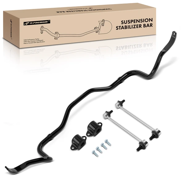 Front Suspension Sway Bar with Bushing Kit for 2003-2010 Pontiac Vibe