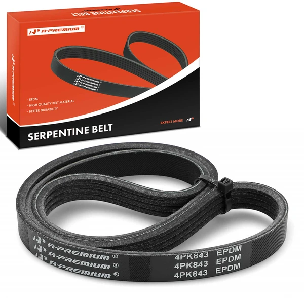 33.2 inch Serpentine Belt for Honda CR-V Civic Subaru Outback Hyundai Accent BMW