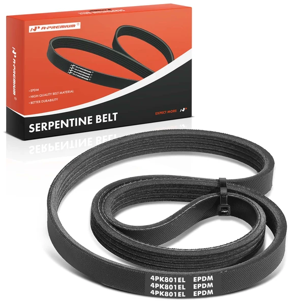 31.52 inch Air Conditioning Serpentine Belt for Ford Mustang 2015-2023 L4 2.3L