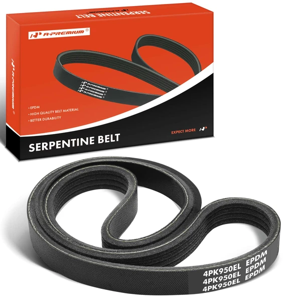 37.4 inch Power Steering Serpentine Belt for Dodge Nitro 2007-2009 V6 4.0L GAS