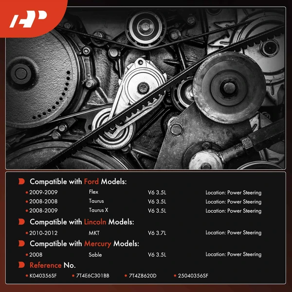 35.66 inch Serpentine Belt for Ford Taurus Flex Lincoln MKT Mercury Sable GAS