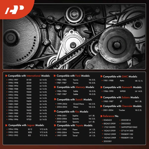 42.536 inch Serpentine Belt for Chevrolet Ford GMC Jaguar Kenworth Mercury Toyota