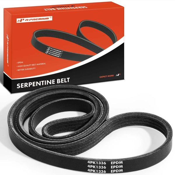 52.6 inch Serpentine Belt for Ford F-150 Mustang Chevy Camaro Pontiac Firebird