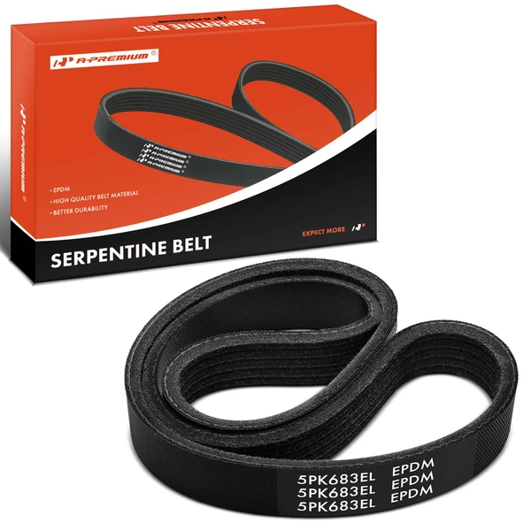 26.89 inch Air Conditioning Serpentine Belt for 2012-2014 Ford Focus