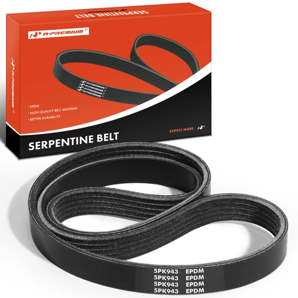 37.13 inch Serpentine Belt for 1981-1982 Mercury Lynx