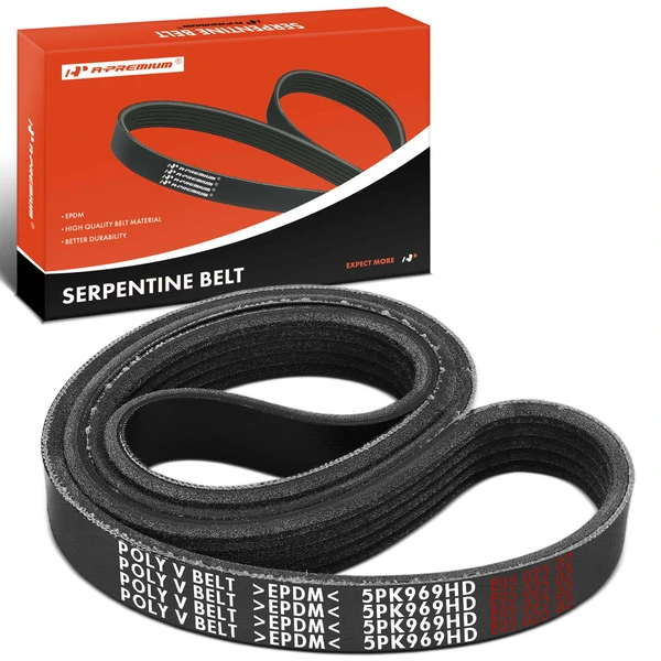 38.14 inch Heavy Duty Serpentine Belt for 2009-2014 Lamborghini Gallardo