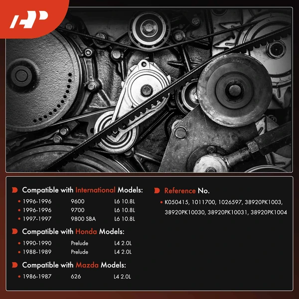 41.5 inch Serpentine Belt for Honda Prelude International Harvester 9600 Mazda 626