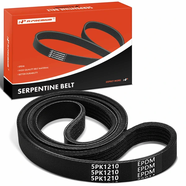 47.8 inch Serpentine Belt for Chevrolet Malibu Jeep Renegade Pontiac L4 2.4L 1.4L