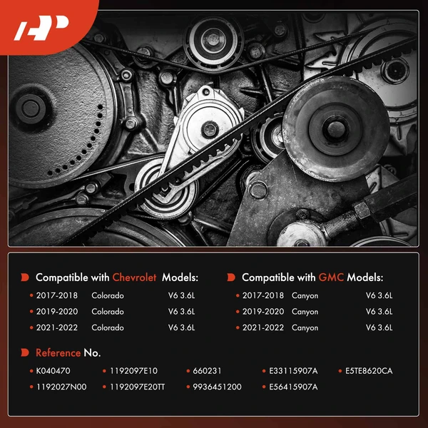 74.41 inch Serpentine Belt for Chevy Colorado GMC Canyon 2017-2022 V6 3.6L GAS