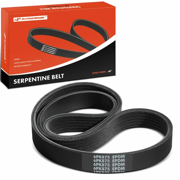 34.64 inch Serpentine Belt for 1987-1989 Nissan Pulsar NX