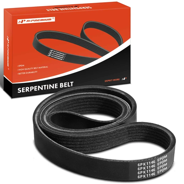 45.12 inch Serpentine Belt for 1986-1991 1993-1994 Ford Aerostar