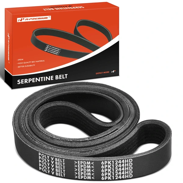 48.97 inch Heavy Duty Serpentine Belt for 2002 Peterbilt 320