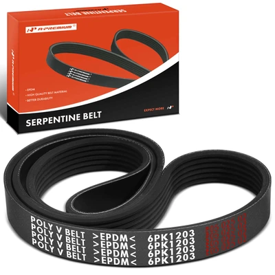 47.37 inch Alternator & Air Conditioning Serpentine Belt