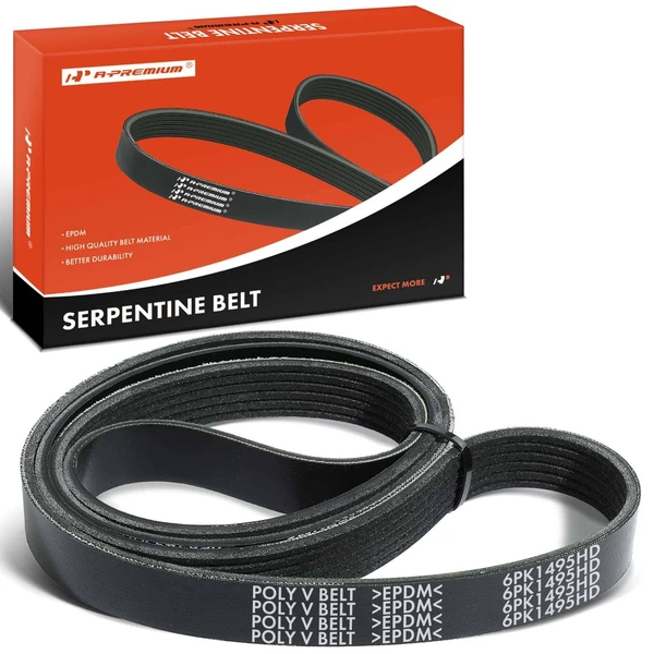 58.86 inch Heavy Duty Serpentine Belt for 2007 Chevrolet Silverado 1500 Classic