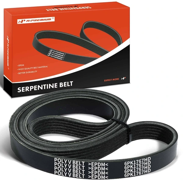 69.567 Inch Heavy Duty Serpentine Belt for Porsche 911 International Harvester