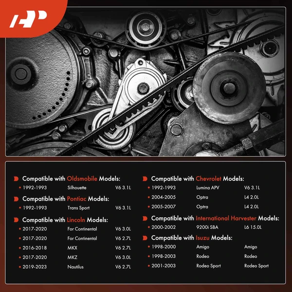 68 inch Serpentine Belt for Ford Edge 2015-2023 Fusion Focus F-150 Chevrolet Isuzu