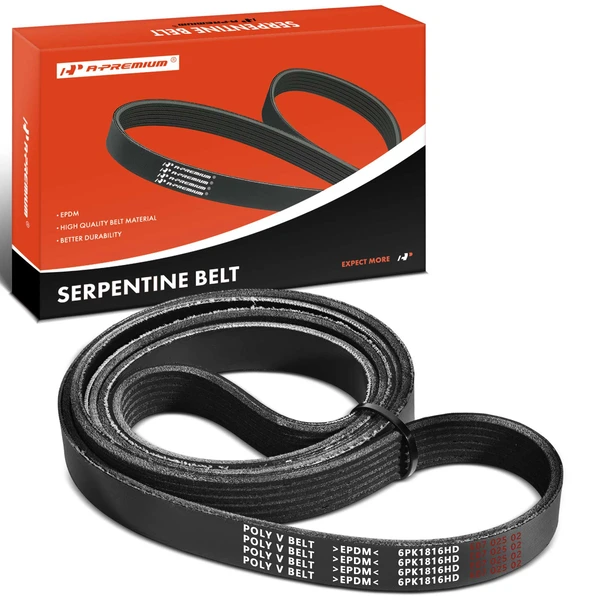 71.46 inch Heavy Duty Serpentine Belt for 2003-2007 Mack MR