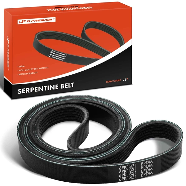 72.07 inch Serpentine Belt for 1998-2000 Mercury Mystique