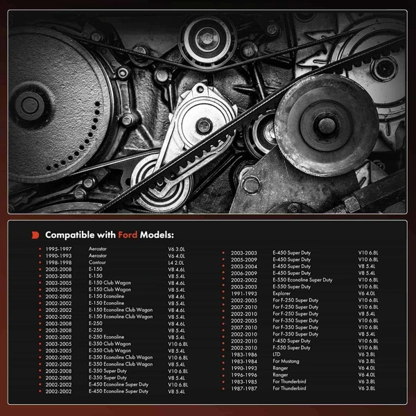 80.58 inch Serpentine Belt for Dodge Grand Caravan Suzuki SX4 Grand Vitara Chrysler