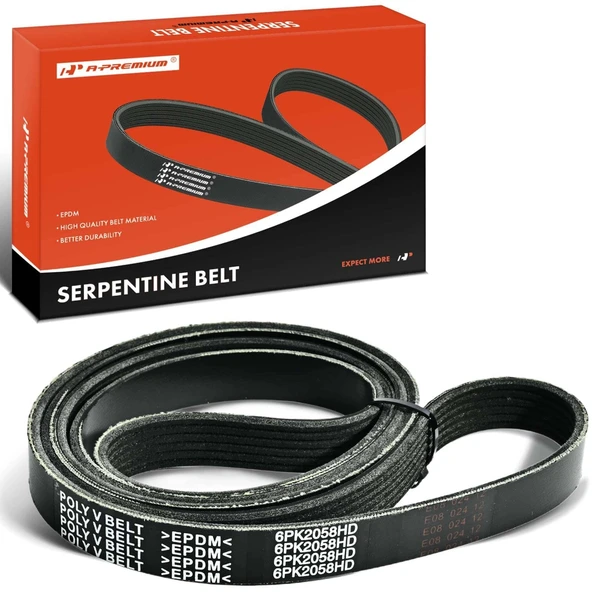 81.04 inch Heavy Duty Serpentine Belt for 2021-2022 Lexus RC F