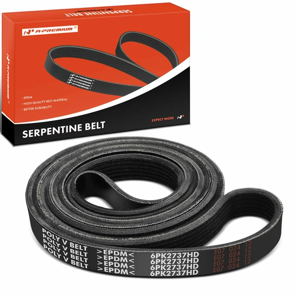 107.75 inch Heavy Duty Serpentine Belt for 2016-2019 Ford F-650