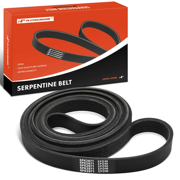 113.05 inch Serpentine Belt for Ford F-250 350 1992-1993 Jeep Liberty 2005-2006 Buick