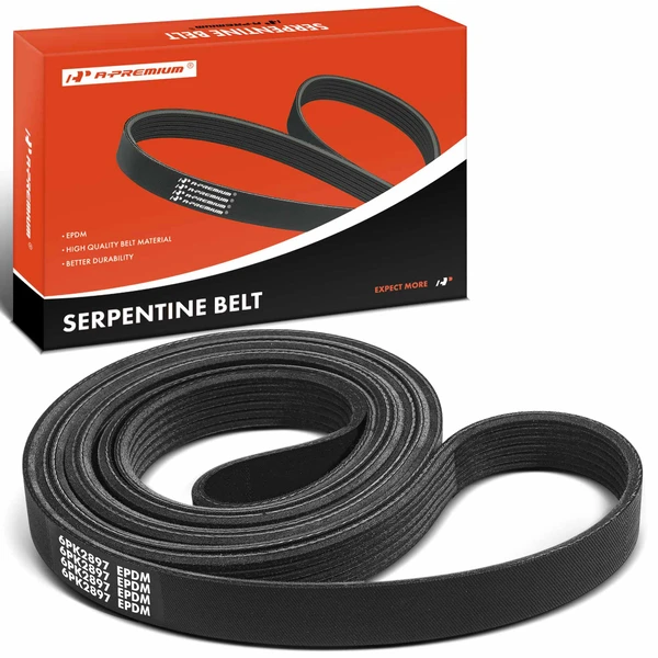 114.07 inch Serpentine Belt for Chevrolet Impala 2006-2009 Buick LaCrosse Pontiac