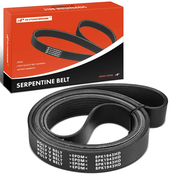 115.85 inch Heavy Duty Serpentine Belt for Nissan TITAN XD 2016-2019 5.0L Diesel