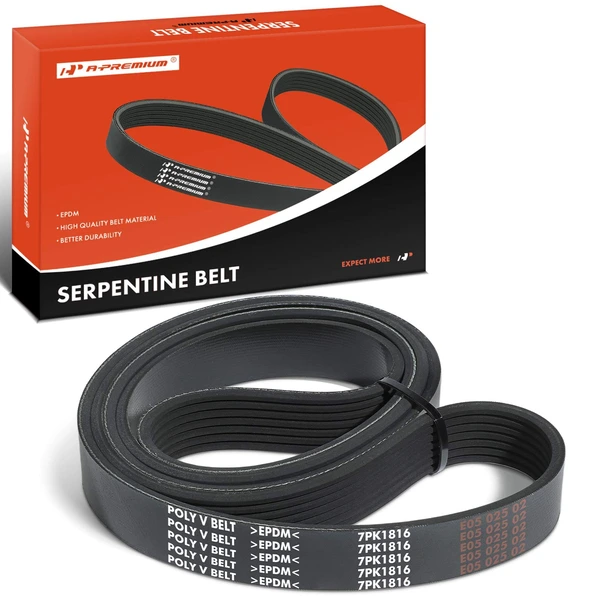 71.49 inch Serpentine Belt for Honda Crosstour 12-15 2.4L GAS Naturally Aspirated