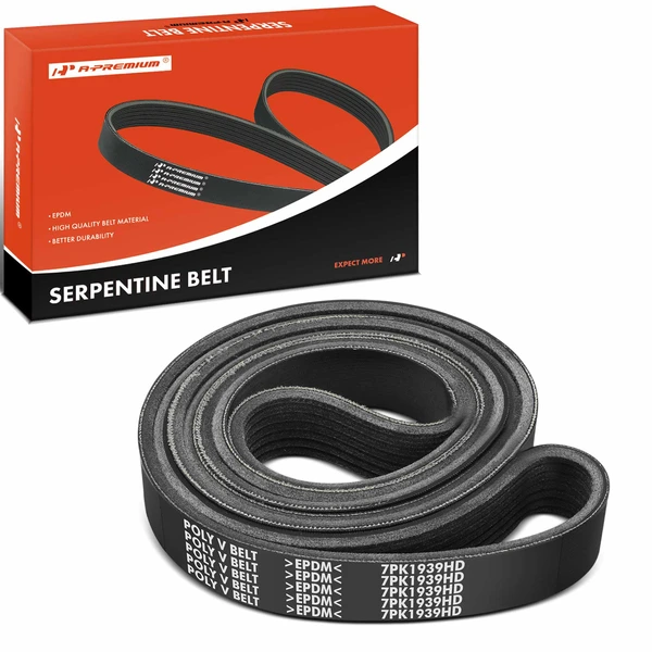 76.34 inch Heavy Duty Serpentine Belt for 2011-2014 Peterbilt 367