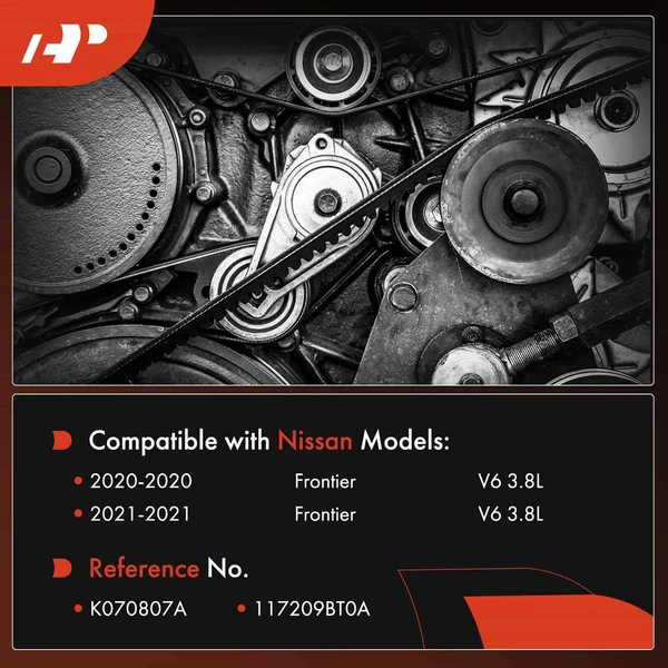 80.7 inch Serpentine Belt for Nissan Frontier 2020-2021 V6 3.8L GAS