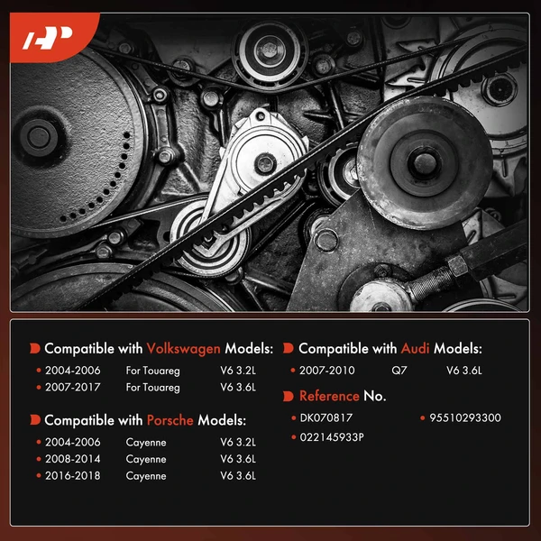 81.72 inch Serpentine Belt for Audi Q7 2007-2010 Porsche Cayenne Volkswagen Touareg