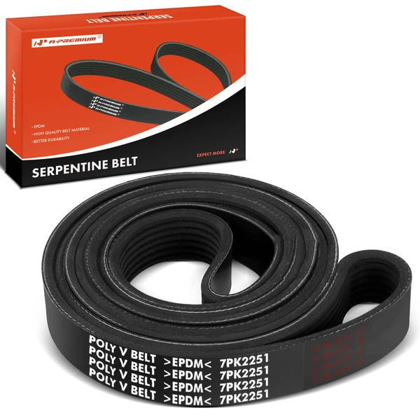 88.61 inch Serpentine Belt for Dodge Ram 1500 2002 2003 V8 5.9L GAS OHV