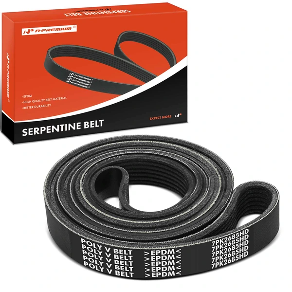 105.71 inch Heavy Duty Serpentine Belt for 2001-2002 GMC B7