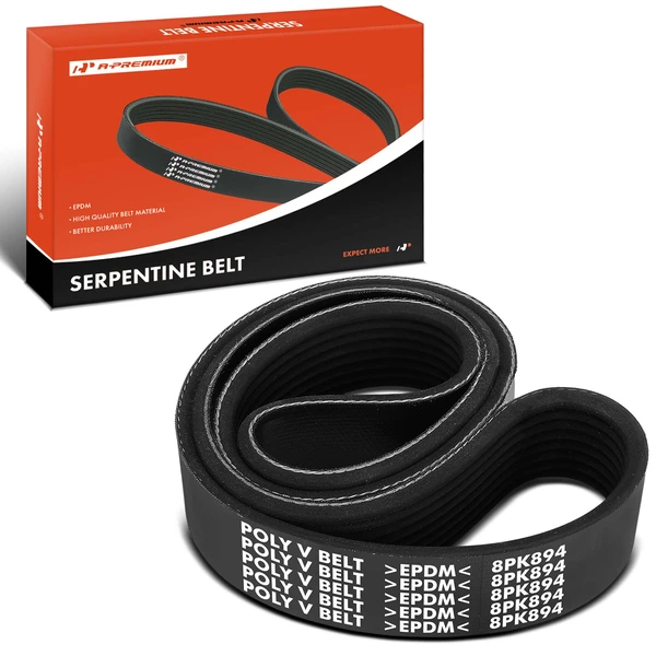 35.2 inch Alternator Serpentine Belt for Jeep JL Wrangler 18-22 2.0L MHEV PHEV