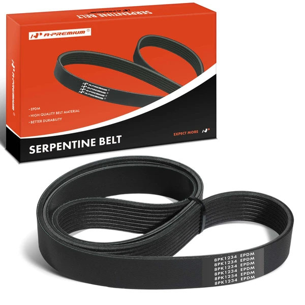 48.59 inch EPDM Serpentine Belt for 1987-1998 Kenworth T800