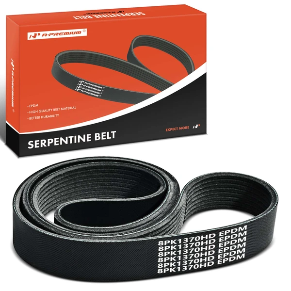 53.95 inch Heavy Duty Serpentine Belt for Hino 238 258 268 UD 1800HD 2008-2010 7.7L