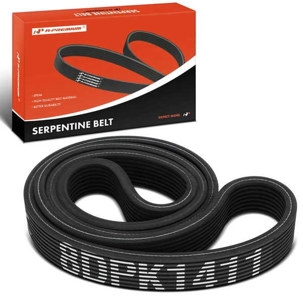 55.55 inch Supercharger Serpentine Belt for Jaguar XF XJ F-Type XFR XJR XK XKR-S