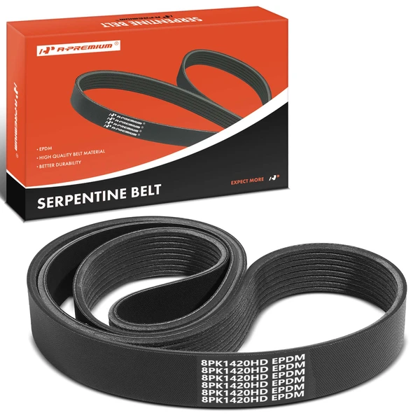 56.09 inch Heavy duty Serpentine Belt for 1985-1994 Peterbilt 362