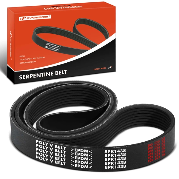 56.61 inch Fan and Hub Serpentine Belt for Volvo WG 1998-2001 L6 12.1L DIESEL 980886