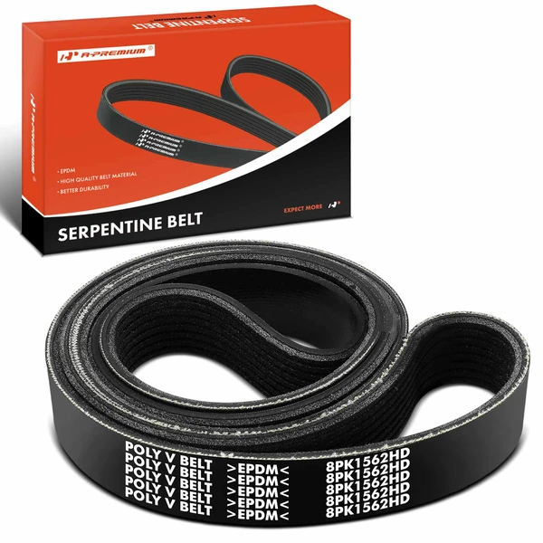 61.51 inch Heavy Duty Serpentine Belt for 2019-2020 2022 Mack TerraPro