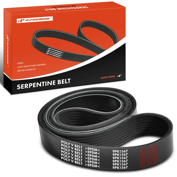 61.69 inch Serpentine Belt for International Harvester 9100i SBA 9200i SBA 9400i SBA