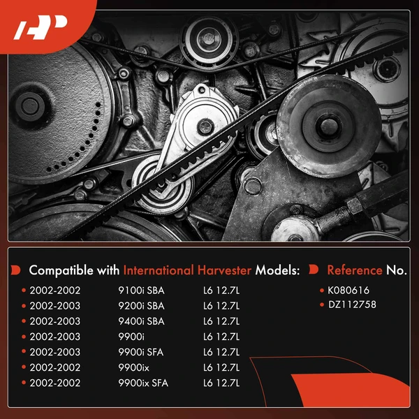 61.69 inch Serpentine Belt for International Harvester 9100i SBA 9200i SBA 9400i SBA