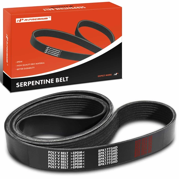 69.88 inch Heavy Duty Serpentine Belt for 1992-1996 Peterbilt 375