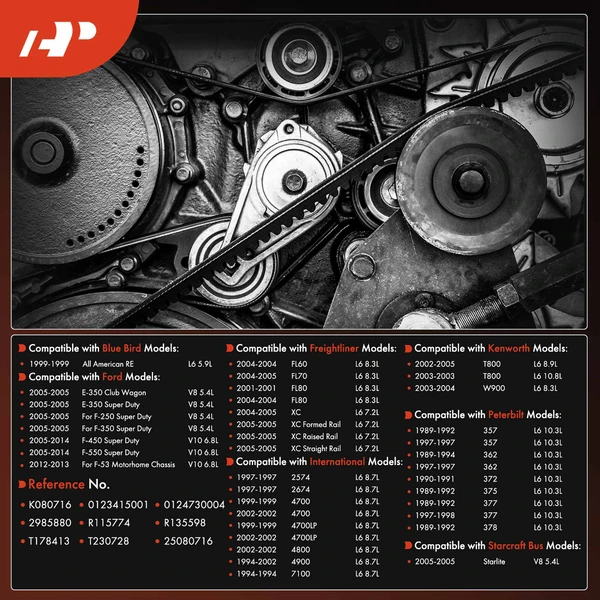 71.53 inch Serpentine Belt for Ford F-250 F-350 Super Duty International Harvester