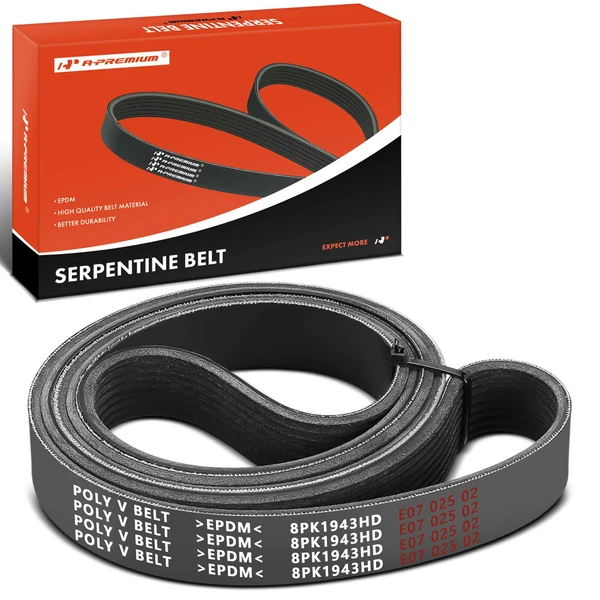 76.48 inch Heavy Duty Serpentine Belt for 2020-2021 Peterbilt 520