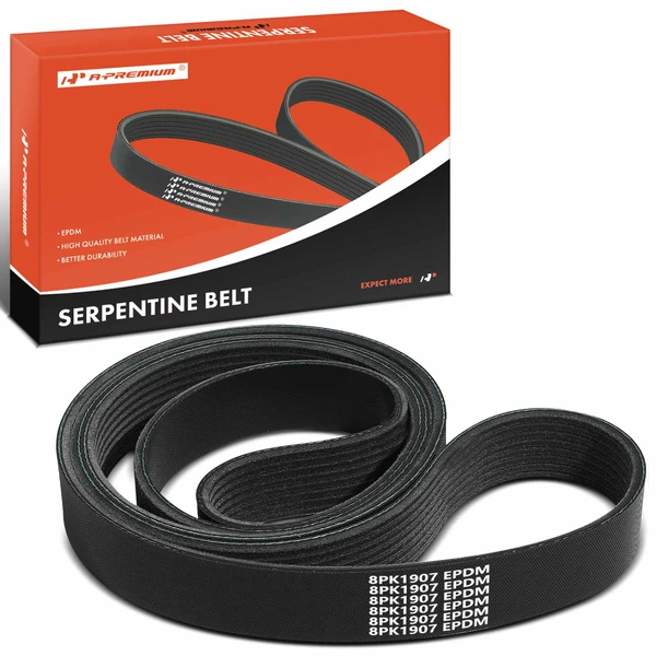 75.08 inch Serpentine Belt for Ford Mustang 2003-2004 Freightliner FLA086 FLB MT45
